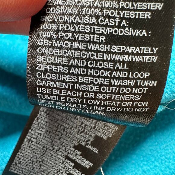 The North Face Canyonlands 1/2 Zip Pullover Mens XXL Blue Fleece Outdoor Hiking - Picture 5 of 9